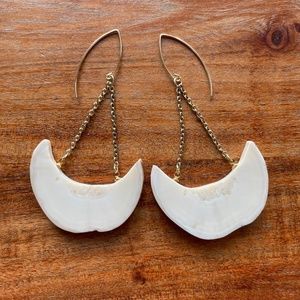 NEW walrus ivory earrings